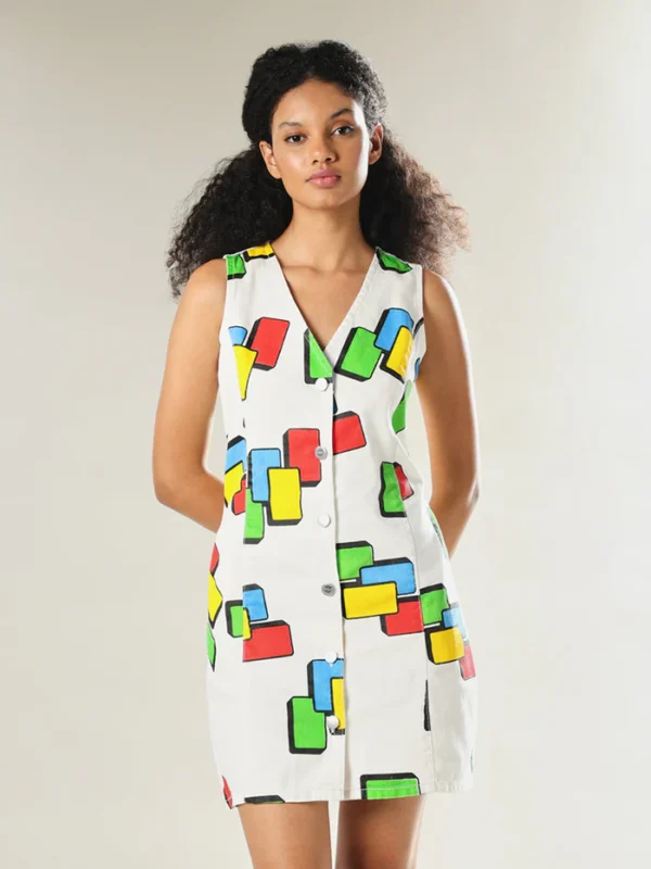 Cropped Fitted T-shirt - Pink