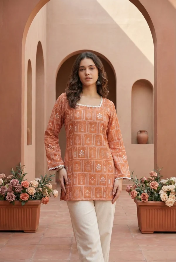 ROOH | Floral Short Kurti